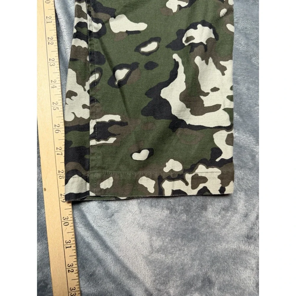 Rag & Bone Otis Cotton Pant Camo Relaxed Fit Size 34x29